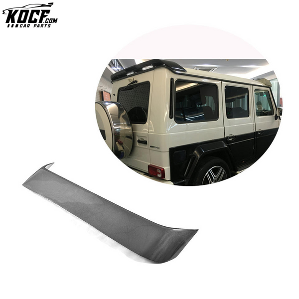 Carbon Fiber W463 Rear Roof Spoiler for Mercedes Benz G-CLASS W463 G500 G550 G55 G63 G65 AMG 04-17