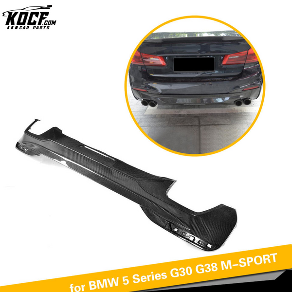 P Style G30 Carbon Rear Valance for BMW G31 G38 520i 530i 540i M Sport 18-19