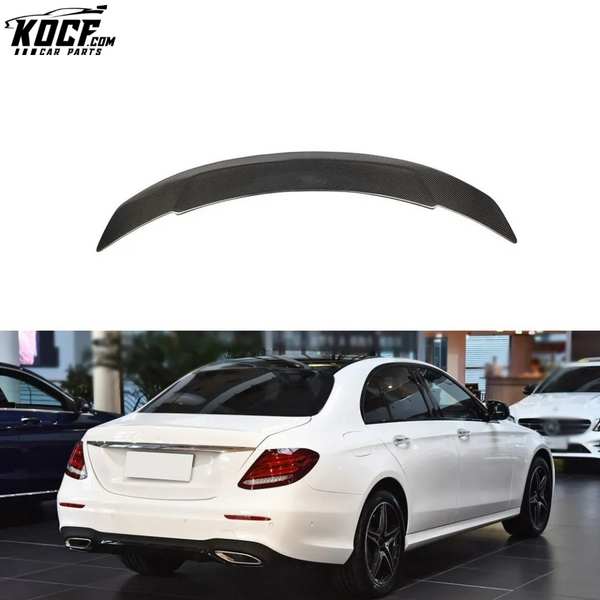 Carbon Fiber W213 Car Wing Spoiler for Mercedes Benz E200 E350 E63 AMG Sedan 16-19