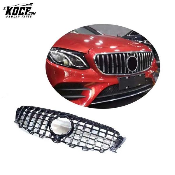 GT Style W213 Car Grills for Mercedes Benz C238 E43 AMG E200 E250 E300 E350 E400 E500 E550 17-18