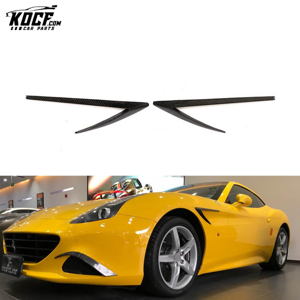 Carbon Fiber Front Fender Vents Trims for Ferrari California T 15-18