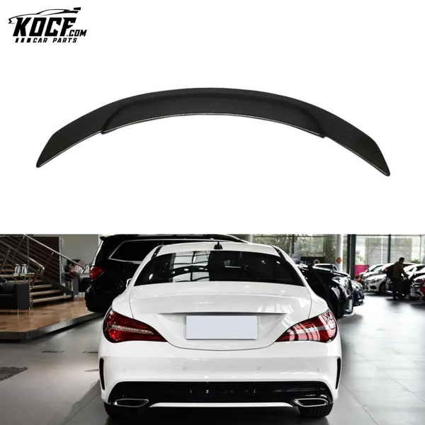 Carbon Fiber C117 CLA250 Ducktail Spoiler for Mercedes Benz CLA200 CLA45 AMG 14-19 RT Style