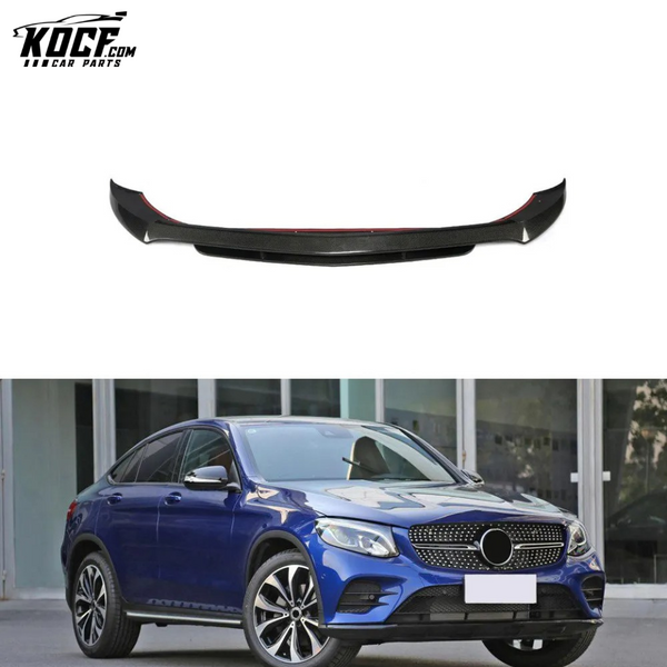 Carbon Fiber GLC43 Sport Front Lip Spoiler for Mercedes Benz GLC250 GLC300 GLC350 GLC43 AMG 2017- 2019