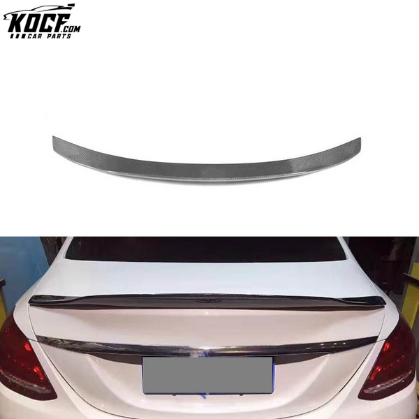 Carbon Fiber W205 Ducktail Spoiler for Mercedes Benz C200 C300 C400 C63 AMG Sedan 15-17