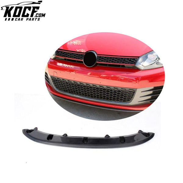 Carbon Front Lip Car Bumper Spoiler for VW Golf VI MK6 GTI