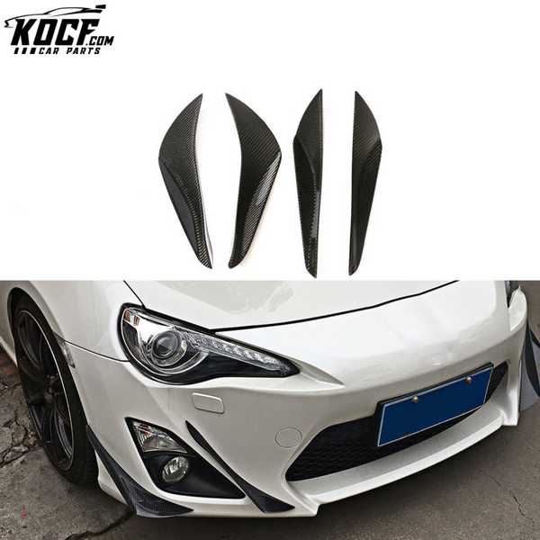 AE86 Carbon Fiber Front Canards for Toyota 86 Scion FRS GT86 FT86 12-18