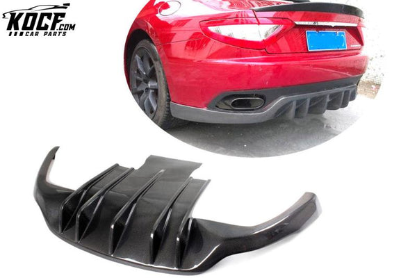 MC Style Carbon Fiber Auto Rear Diffuser Down Spoiler for Maserati Gran Turismo GT