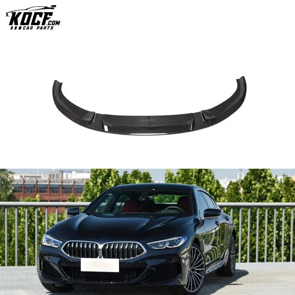 2021 NEW 8 Series Dry Carbon Fiber G15 Front Spoiler Lip for BMW G16 G15 G14 840i M850i M Sport