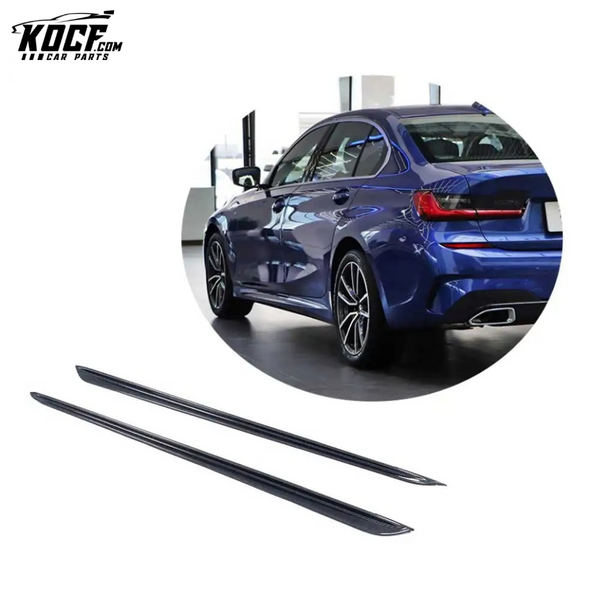 NEW 3 Series G20 Car Side Skirts Lip Carbon Fiber for BMW G20 G28 330i M340i Sedan 2019-2021