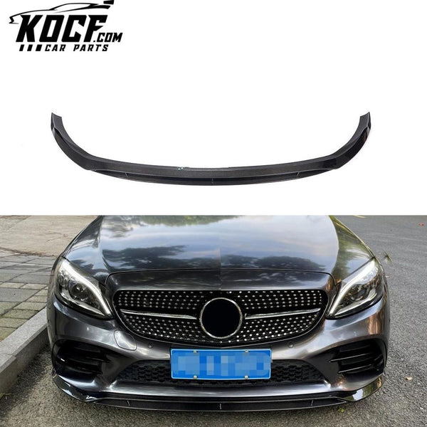 Facelift NEW C43 Sport Front Splitter Carbon Fiber for Mercedes Benz W205 W206 C43 AMG Sport 2019-2020