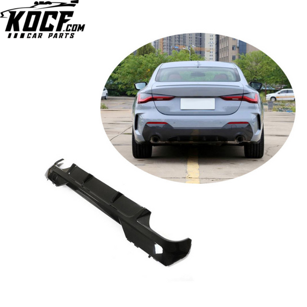 Pre-preg G22 G23 Rear Bumper Lip Spoiler for BMW 4 Series G22 G23 M-SPORT 2021-2022