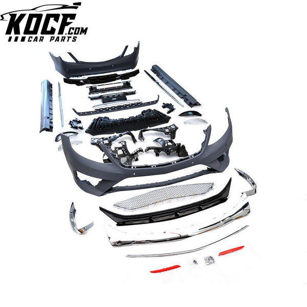 front bumper lip splitter universal custom car body kits for Mercedes Benz S350 S550 S500 W222 S65 AMG