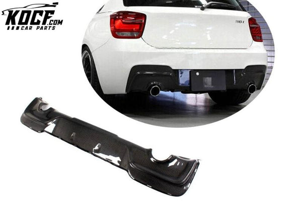 F20 Carbon Fiber M135I Dual Single Exhaust Single Single Outlet Rear Air Diffuser Fit for BMW F20 M135I