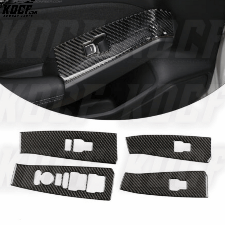 2022+ 11th Gen Civic Carbon Fiber Window Switches Cover - VIP Price