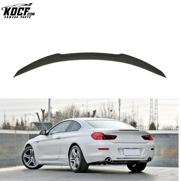 Carbon Fiber M4 Style F06 Ducktail Spoiler for BMW 640i 650i M6 Gran Coupe 12-17