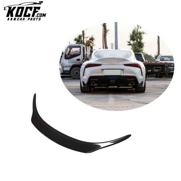 Dry Carbon Fiber Car Rear Tail Wing for Toyota Supra A90 2018-2022