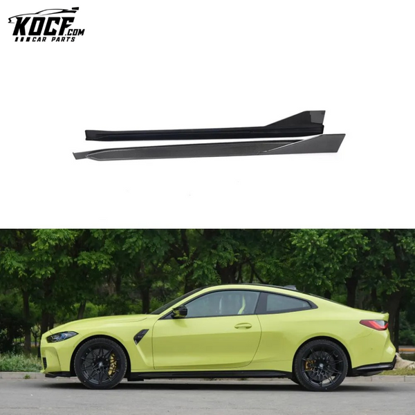 Carbon Fiber G82 M4 Side Skirts Winglet for BMW G83 M4 Competition 2021 2022