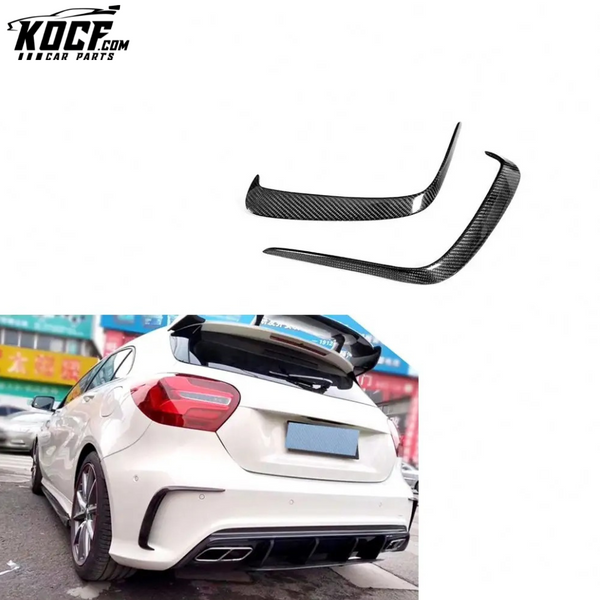 Carbon Fiber Rear Bumper Air Vent For Mercedes Ben z A Class W176 A200 A250 Sport A45