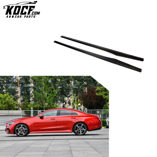 CLS Class Carbon Fiber Side Sill Skirts for Mercedes Benz C257 AMG CLS400 CLS550 4-Door 2018-2019