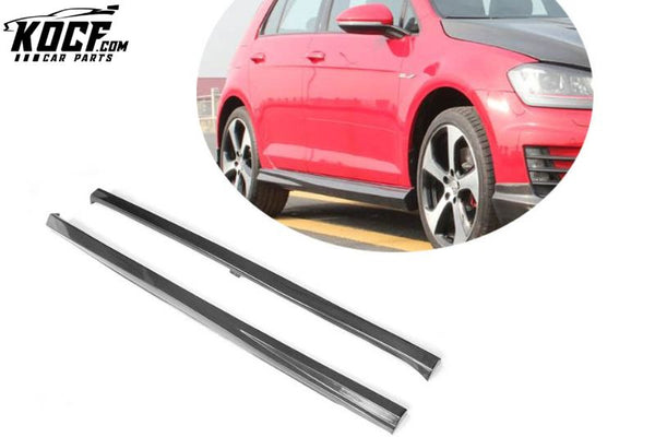 2014UP Brand New Golf VII Carbon Side Skirt for VW Golf 7 MK7 GTI