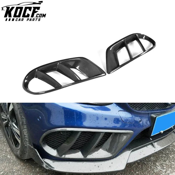 Carbon Fiber W205 Sport Fog Lamps Cover for Mercedes Benz C300 C400 C450 C43 AMG Sedan 15-17