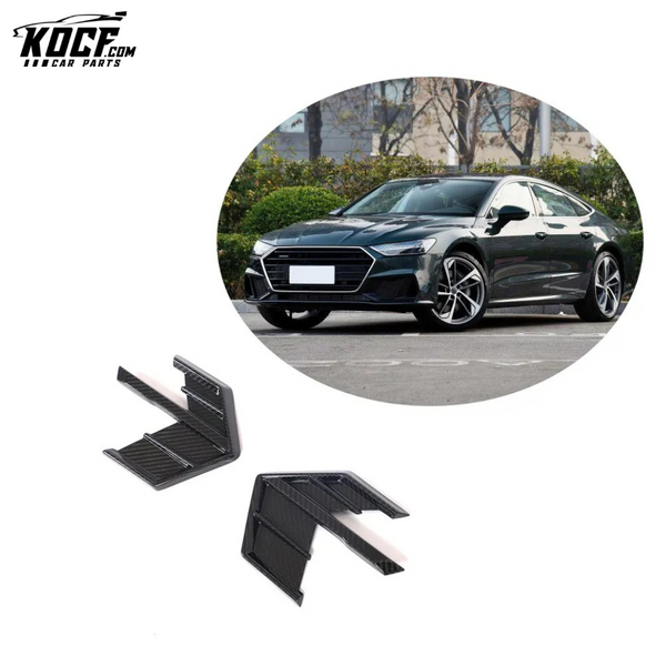 Carbon Fiber A7 Side Fender Winglet for Audi A7 Sportback S7 2019-2021