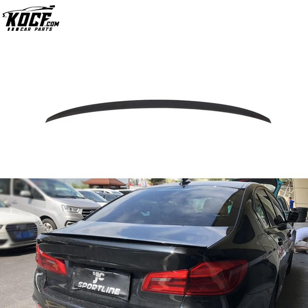 Painted Glossy Black FRP F90 M5 G30 Ducktail Spoiler for BMW G30 G31 G38 520i 530i 540i M Sport 17-19