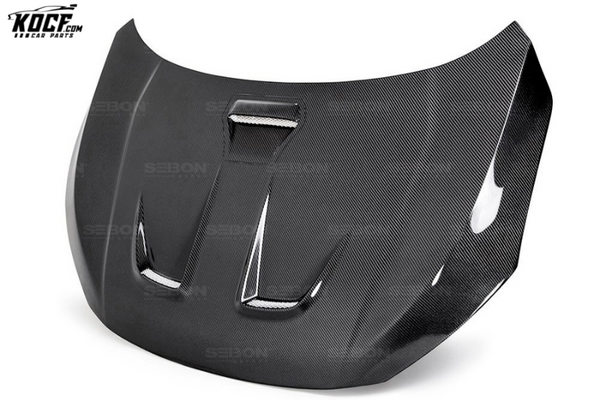 Seibon MR-STYLE CARBON FIBER HOOD FOR 2016-2021 HONDA CIVIC