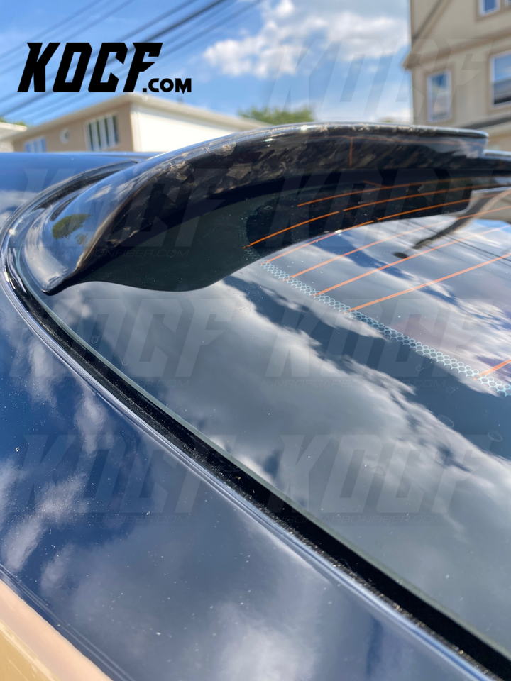 CF Roof Spoiler for 2018-2023 Toyota Camry Compatible Real Carbon Fiber Roof Spoiler - KOCF.com - Car Parts