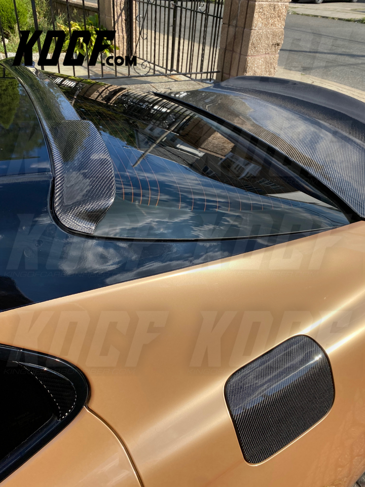 CF Roof Spoiler for 2018-2023 Toyota Camry Compatible Real Carbon Fiber Roof Spoiler - KOCF.com - Car Parts