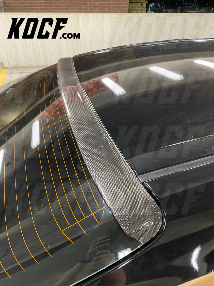 CF Roof Spoiler for 2018-2023 Toyota Camry Compatible Real Carbon Fiber Roof Spoiler - KOCF.com - Car Parts