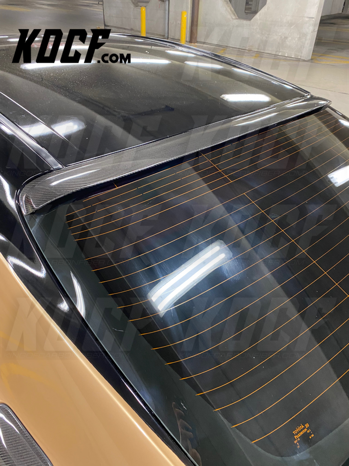 CF Roof Spoiler for 2018-2023 Toyota Camry Compatible Real Carbon Fiber Roof Spoiler - KOCF.com - Car Parts