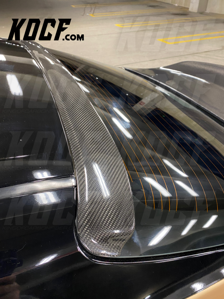 CF Roof Spoiler for 2018-2023 Toyota Camry Compatible Real Carbon Fiber Roof Spoiler - KOCF.com - Car Parts