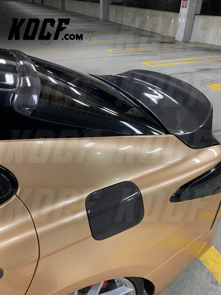 CF Roof Spoiler for 2018-2023 Toyota Camry Compatible Real Carbon Fiber Roof Spoiler - KOCF.com - Car Parts