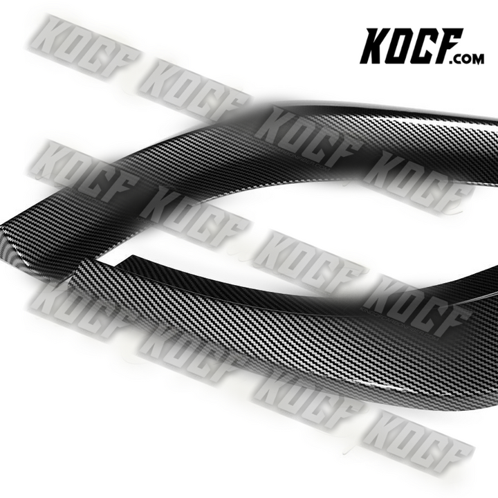 For 2012-2014 Mercedes-Benz W204 C63 AMG Carbon Painted Front Bumper Spoiler Lip - KOCF.com - Car Parts