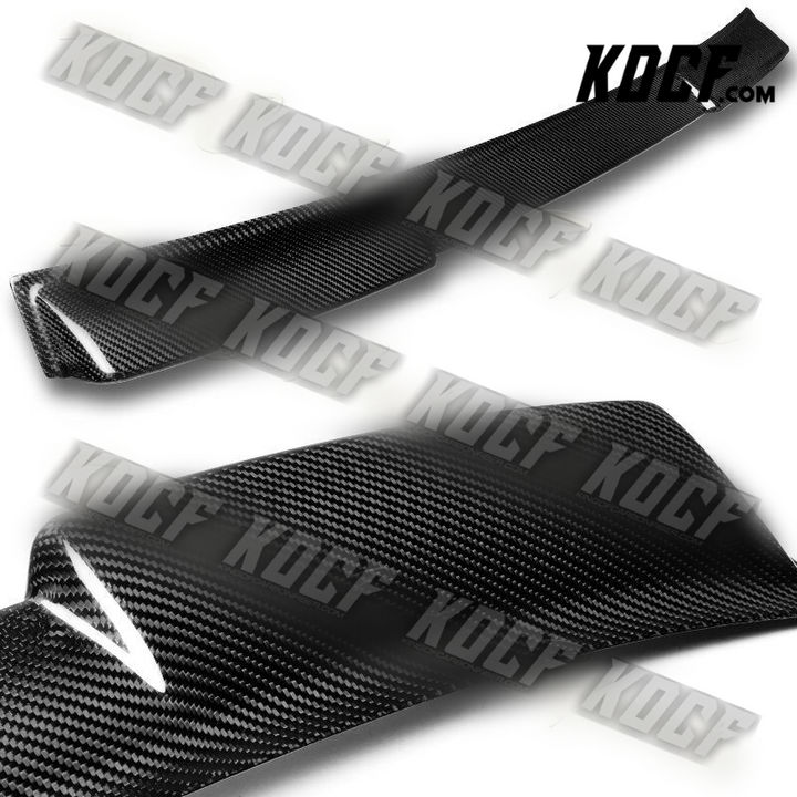 For 2017-2022 Infiniti Q60 Coupe Real Carbon Fiber Rear Roof Window Spoiler Wing - KOCF.com - Car Parts