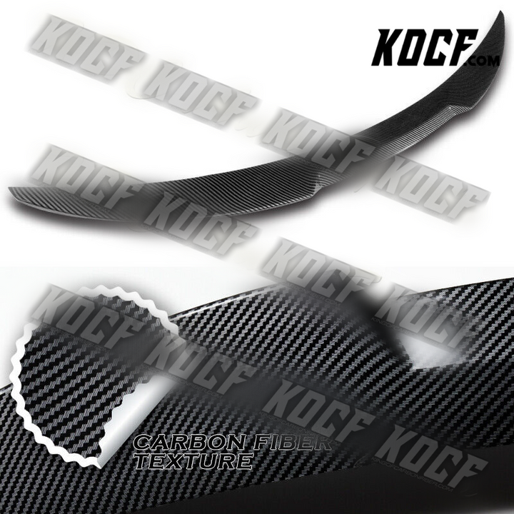 For 2011-2016 BMW 5-Series/M5 F10 F18 W-Power Carbon Painted Rear Trunk Spoiler - KOCF.com - Car Parts