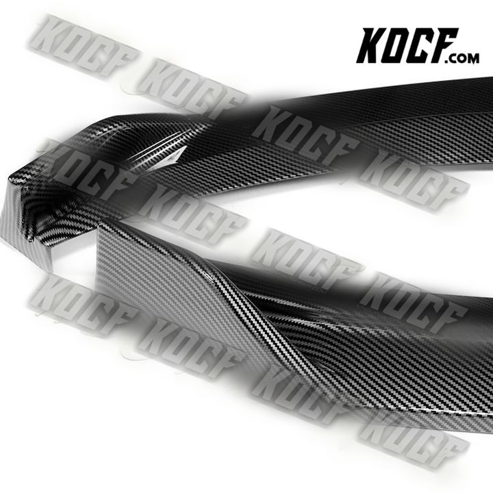 For 2019-2020 Hyundai Elantra Sedan Carbon Painted Front Bumper Body Spoiler Lip - KOCF.com - Car Parts