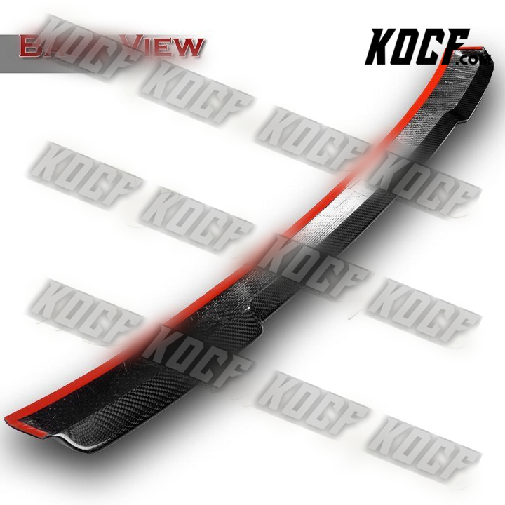 For 2016-2018 Chevy Camaro Coupe Real Carbon Fiber Rear Window Roof Spoiler Wing - KOCF.com - Car Parts