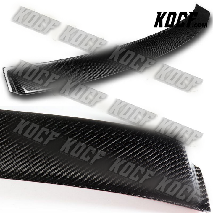 For 2008-2014 Mercedes C-Class Sedan W204 Carbon Fiber Rear Window Roof Spoiler - KOCF.com - Car Parts