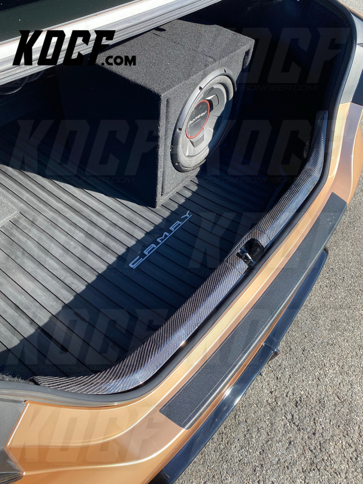 Trunk Bumper Wall Carbon Fiber 2018-2023 Toyota Camry Compatible - KOCF.com - Car Parts