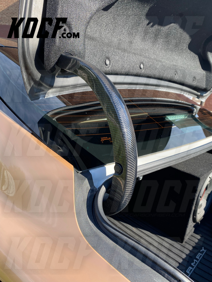 Bundle Trunk Hinge Covers & Wall Carbon Fiber 2018-2023 Toyota Camry Compatible - KOCF.com - Car Parts