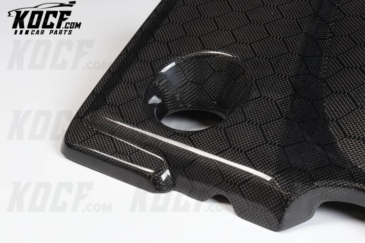 Engine Cover Overlay Carbon Fiber 2018-2024 Toyota Camry i4 & 2019+ Avalon i4 Compatible