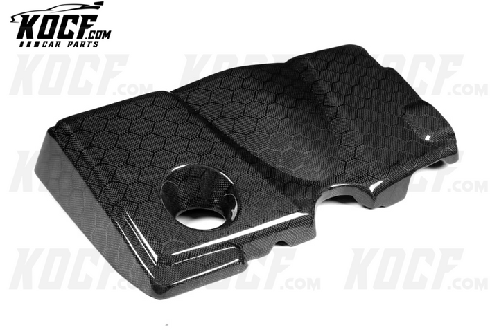 Engine Cover Overlay Carbon Fiber 2018-2024 Toyota Camry i4 & 2019+ Avalon i4 Compatible