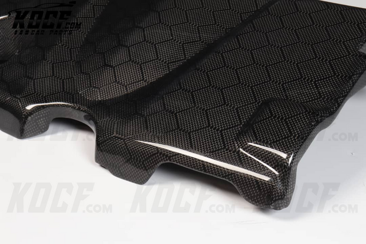 Engine Cover Overlay Carbon Fiber 2018-2024 Toyota Camry i4 & 2019+ Avalon i4 Compatible