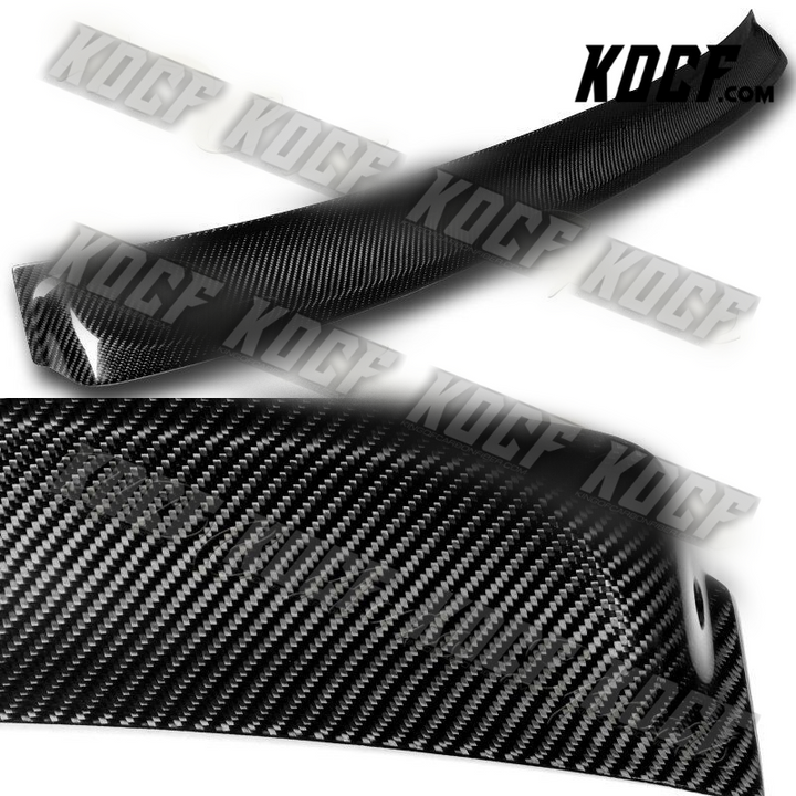 For 2011-2016 BMW 5-Series F10 Real Carbon Fiber Rear Window Visor Spoiler Wing - KOCF.com - Car Parts