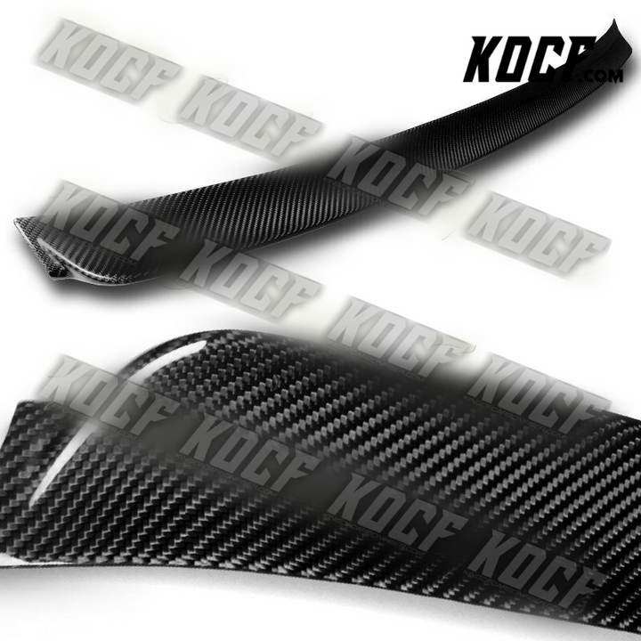 For 1999-2005 BMW E46 3-Series M3 Coupe STP Carbon Fiber Rear Trunk Spoiler Wing - KOCF.com - Car Parts