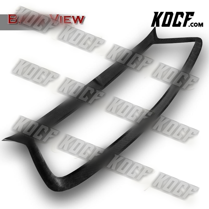 For 2017-2022 Infiniti Q60 Carbon Fiber Front Grille Grill Trim Overlay Cover - KOCF.com - Car Parts