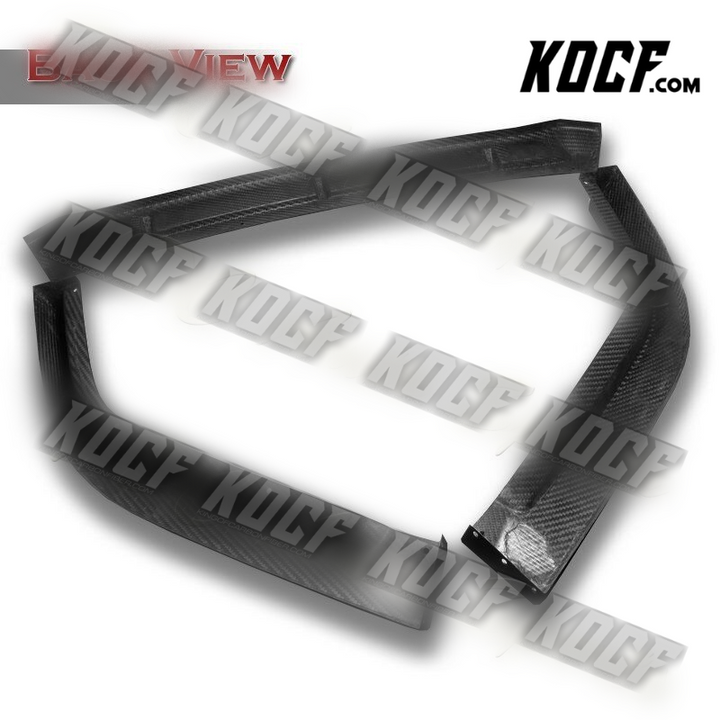 For 2016-2017 Honda Accord Sedan Carbon Fiber Front Bumper Splitter Spoiler Lip - KOCF.com - Car Parts