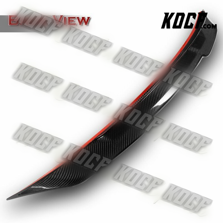 For 2017-2021 BMW 5-Series G30 G38 PSM-Type Real Carbon Fiber Rear Trunk Spoiler - KOCF.com - Car Parts